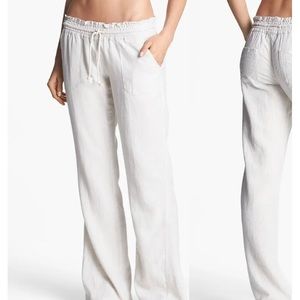 Roxy Linen Cream Pants